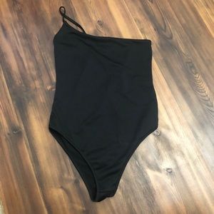 One shoulder bodysuit